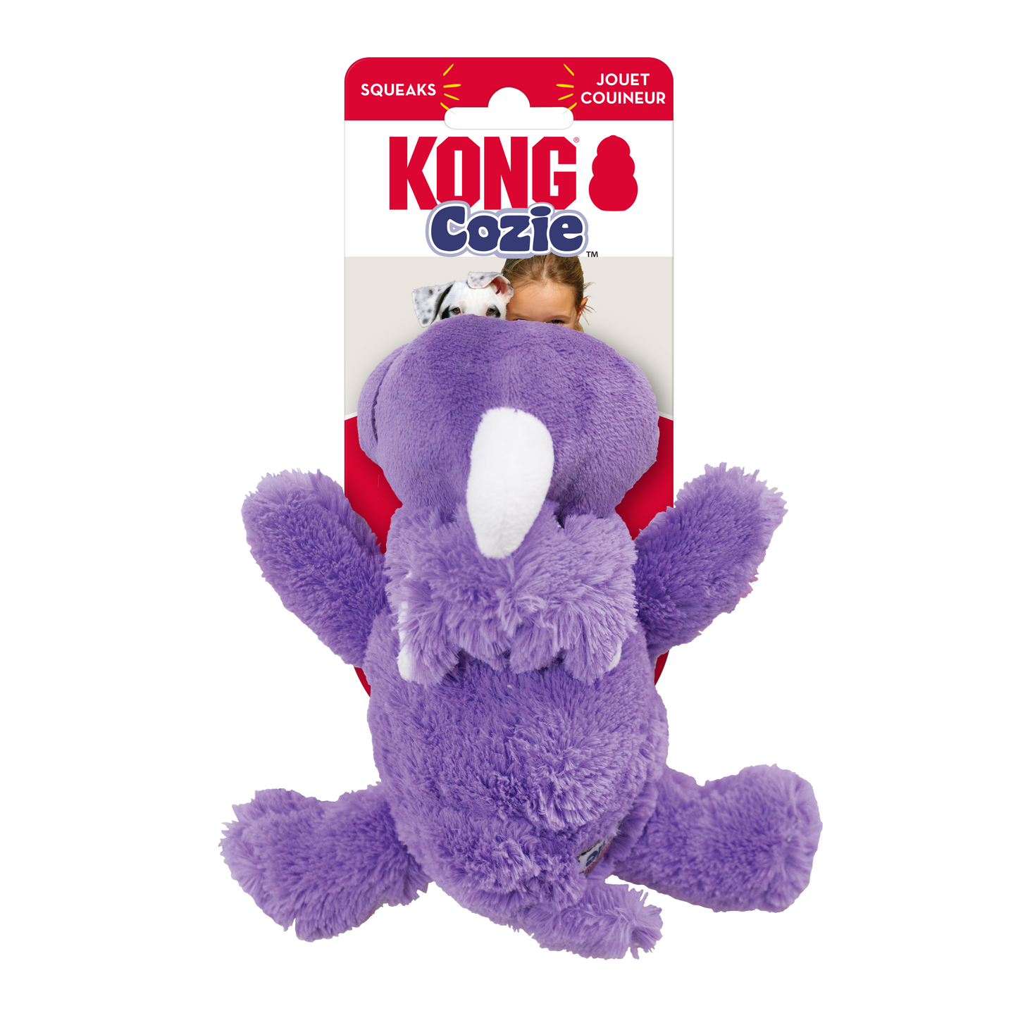 KONG Cozie Brights Small Assorted Colours