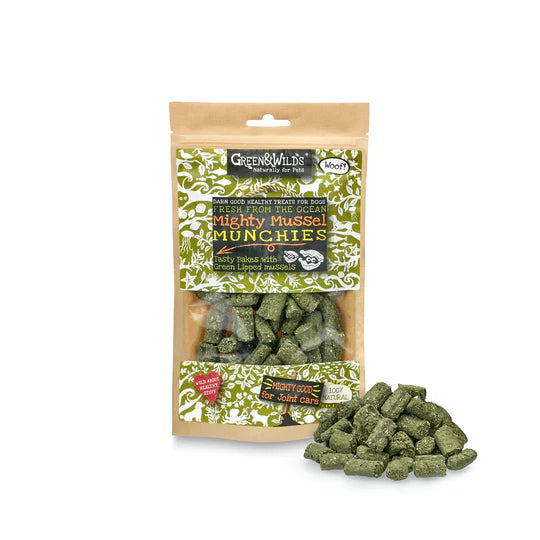 Green & Wild's Mighty Mussel Munchies 130g