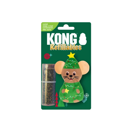 KONG Holiday Refillables Mouse