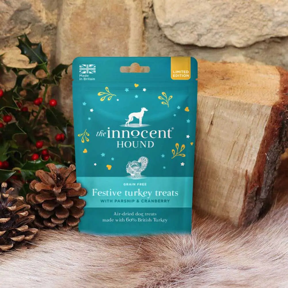 The Innocent Hound Festive Turkey Treats 70g