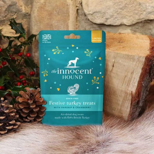 The Innocent Hound Festive Turkey Treats 70g